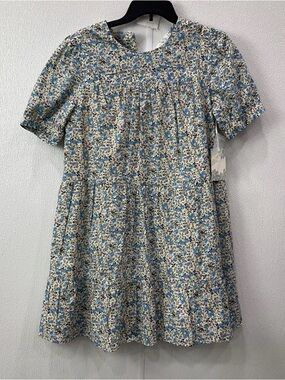 Tucker buck Hyacinth House Blue Floral Quinn Dress